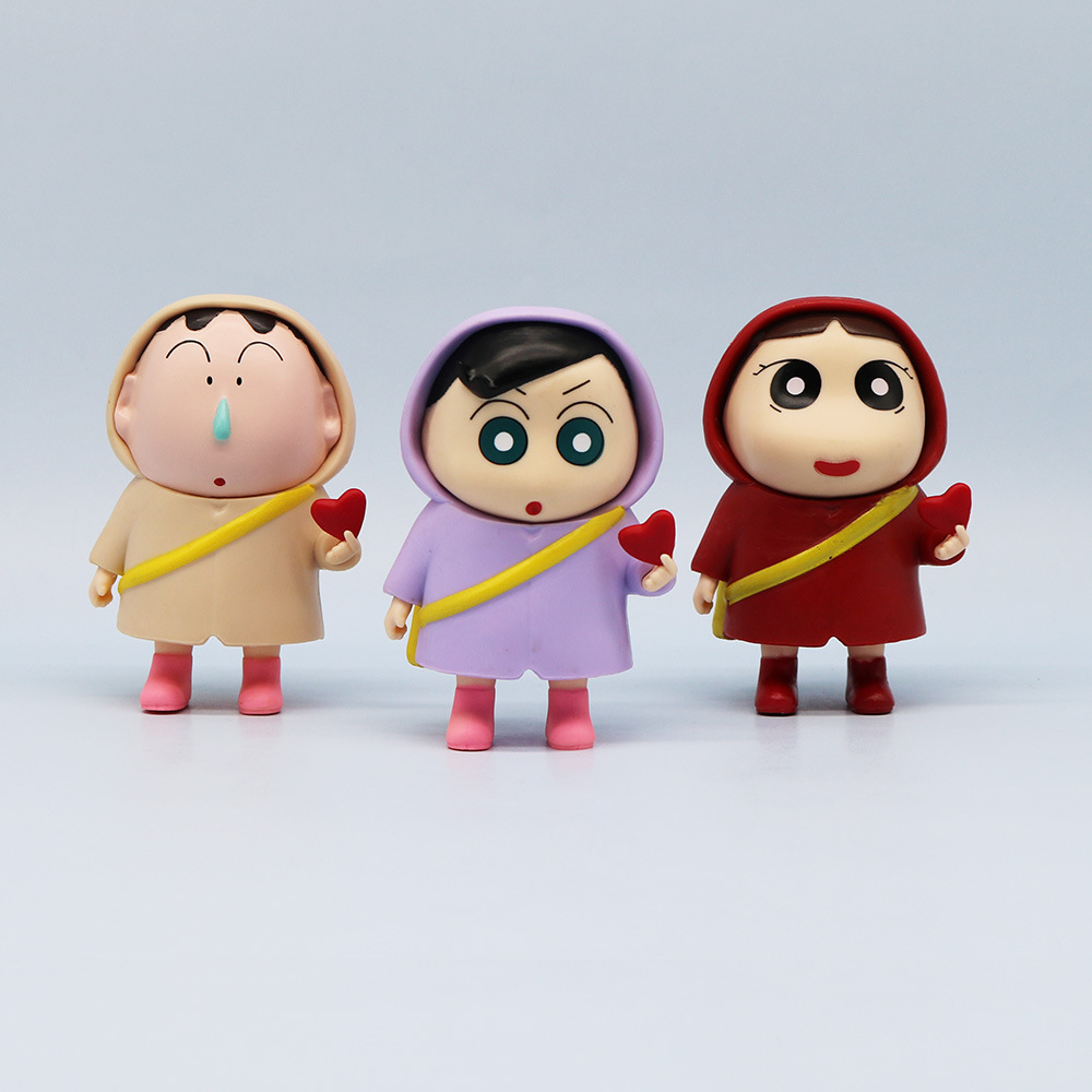 6pcs/set Anime Crayon Shin-cha – обзор и цена Desk Setup Kit