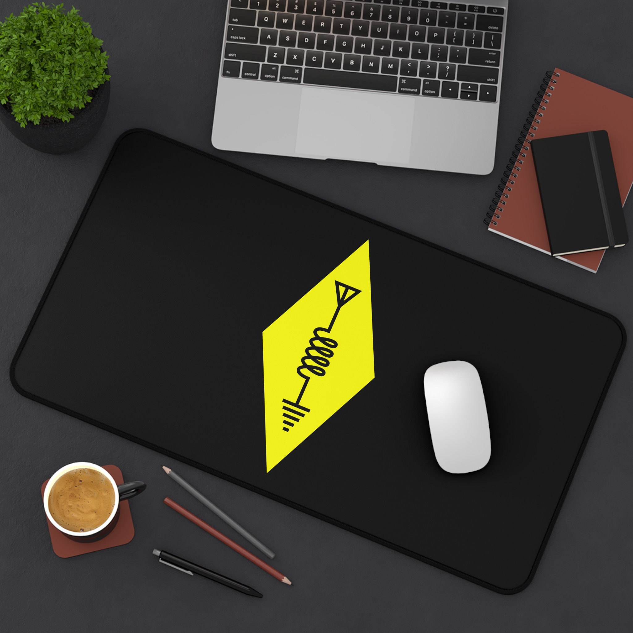 Amateur Radio Symbol Table Mat – обзор и цена Desk Setup Black