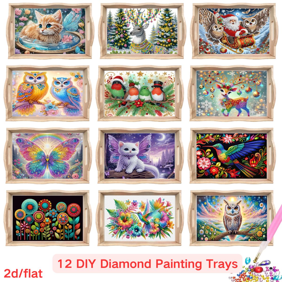 A DIY diamond painting square  – обзор и цена Desk Setup Organizer