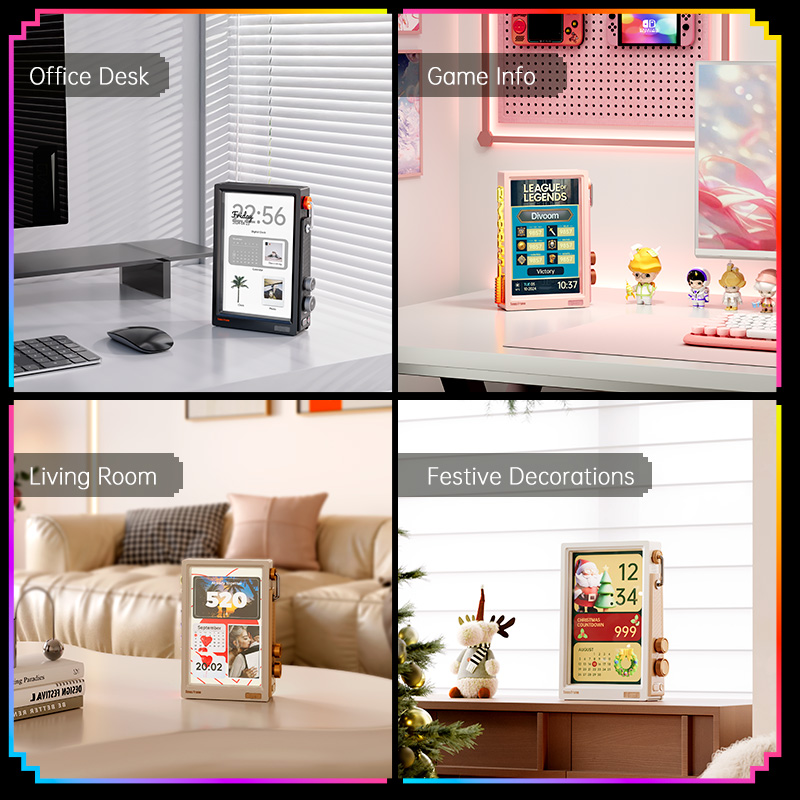 Divoom Times Frame 10.1″ Smart – обзор и цена Desk Setup With Speakers