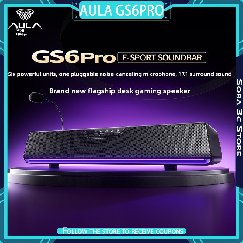 AULA GS6Pro Esports Speaker Bl – обзор и цена Desk Setup With Speakers