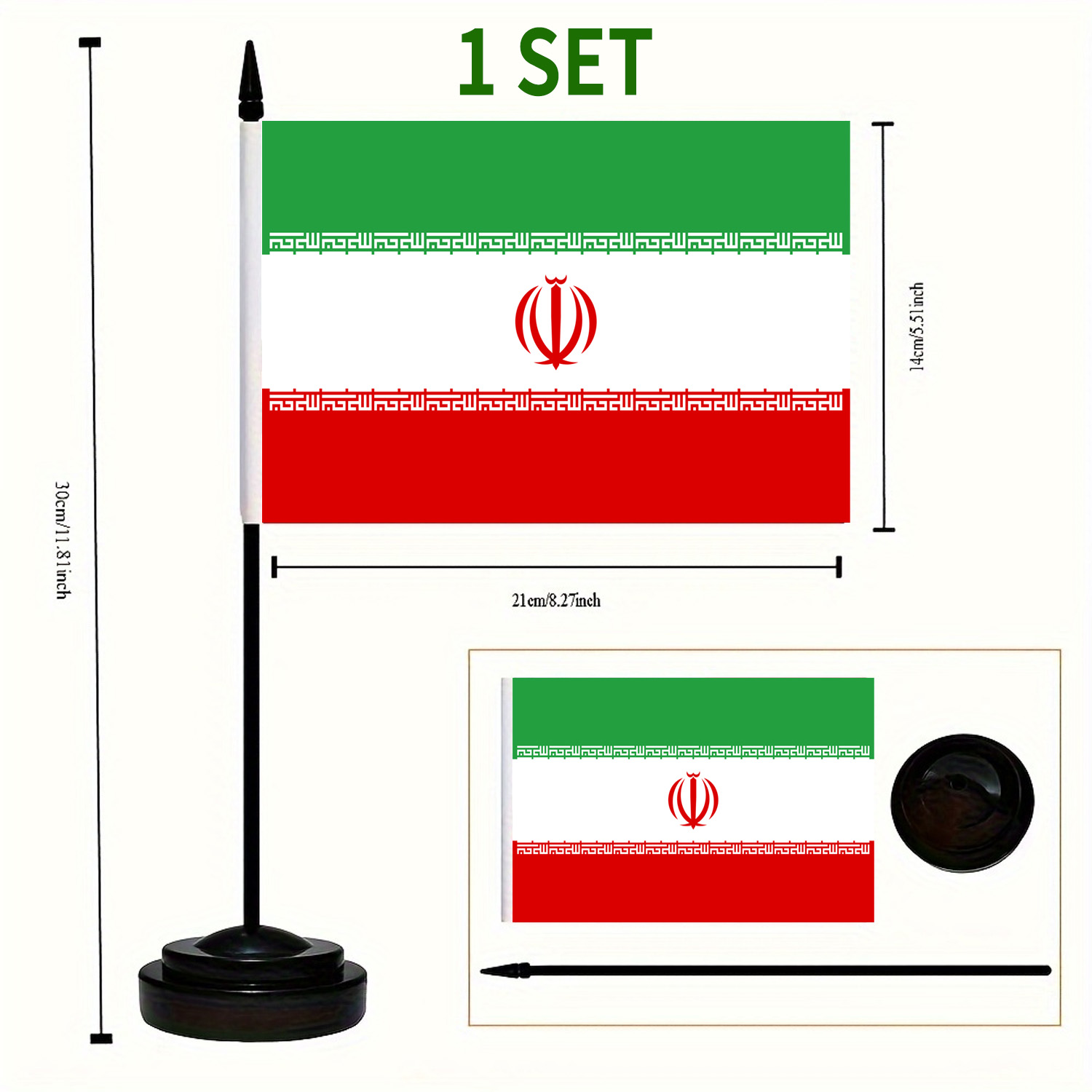 1 set Iran Table Flag - Iran - – обзор и цена Desk Setup Kit