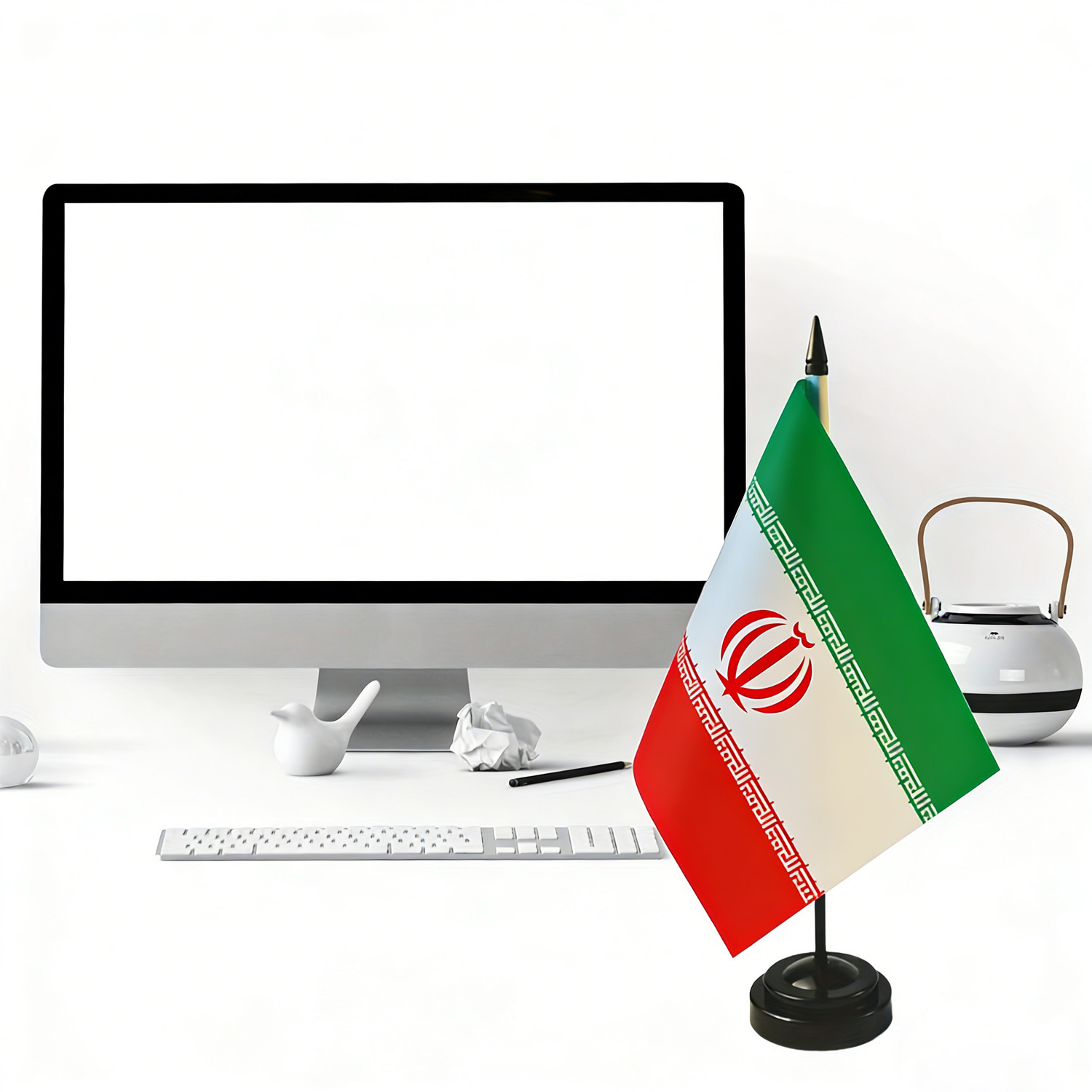 1 set Iran Table Flag - Iran - – обзор и цена Desk Setup Kit