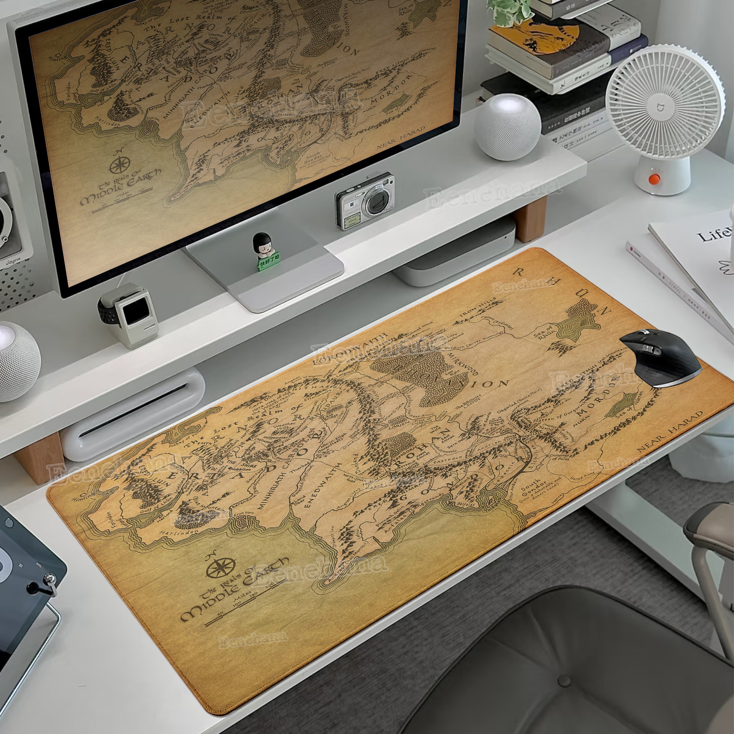 The L-Lord of The Ring Large G – обзор и цена Desk Setup With Laptop