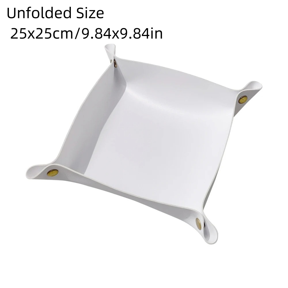 1PC 25X25CM Leather Tray Folda – обзор и цена Desk Setup Organizer