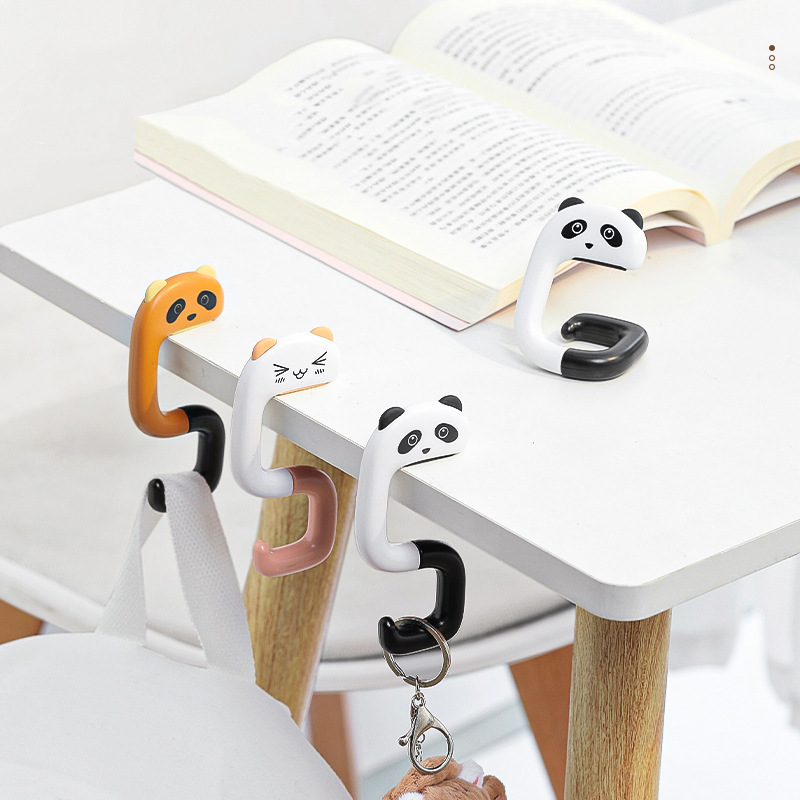 1pcs Cute Panda Schoolbag Hook – обзор и цена Desk Setup Kit