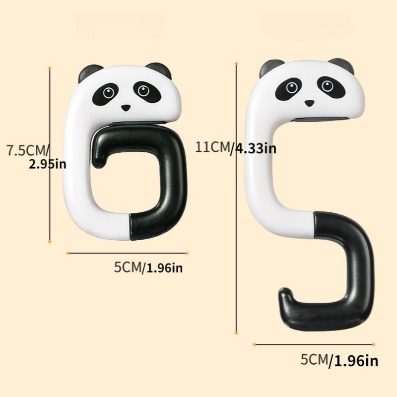 1pcs Cute Panda Schoolbag Hook – обзор и цена Desk Setup Kit