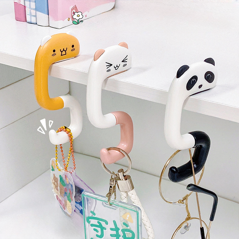 1pcs Cute Panda Schoolbag Hook – обзор и цена Desk Setup Kit