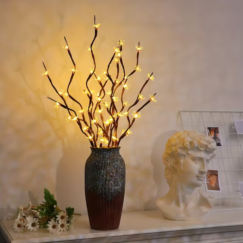 1/2PC 20LED Cherry Blossom Tre – обзор и цена Desk Setup Lighting