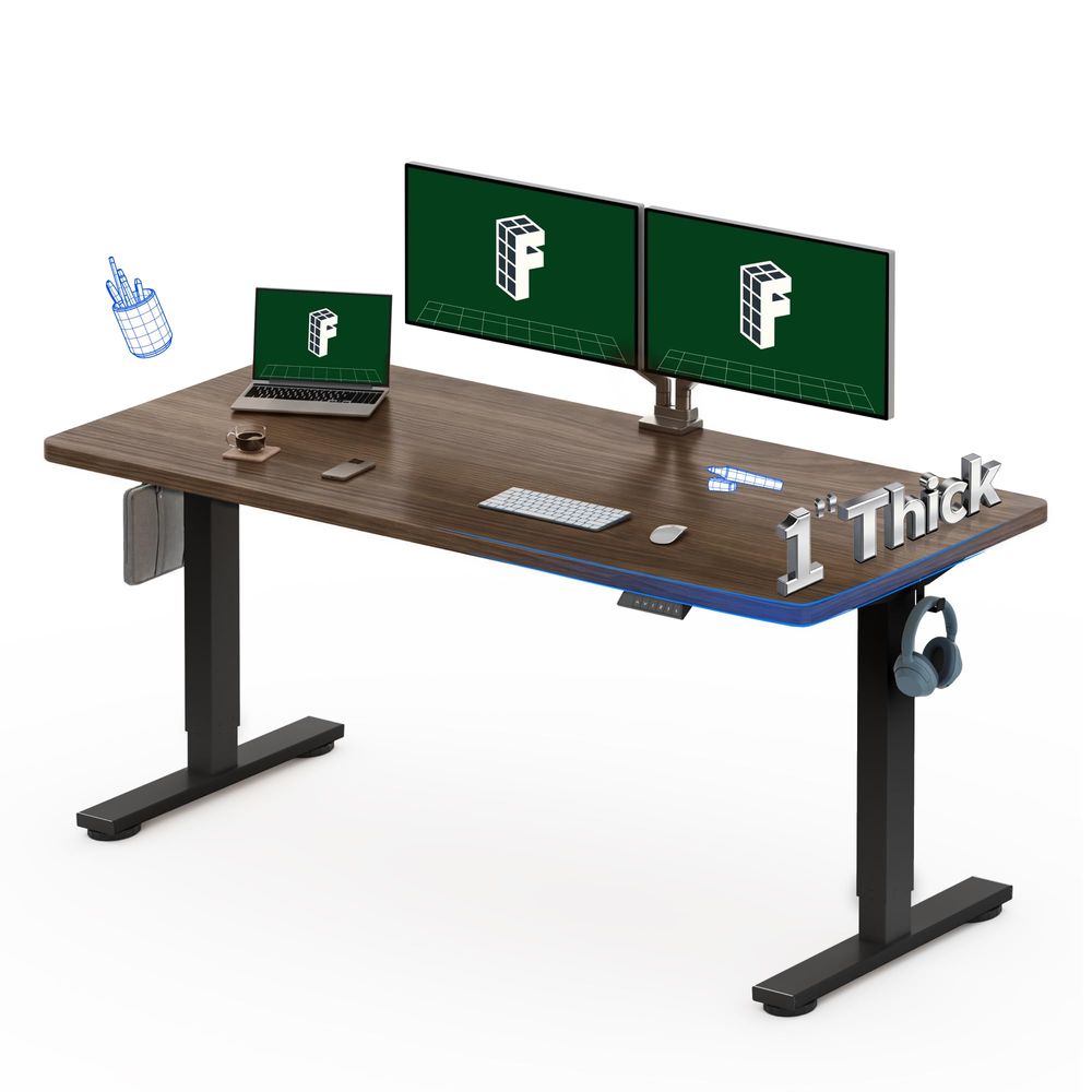 60x24 OnePiece Electric Standi – обзор и цена Desk Setup Black