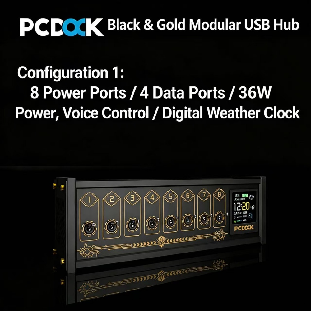 PCDOCK Block USB Desktop Power – обзор и цена Desk Setup Pegboard