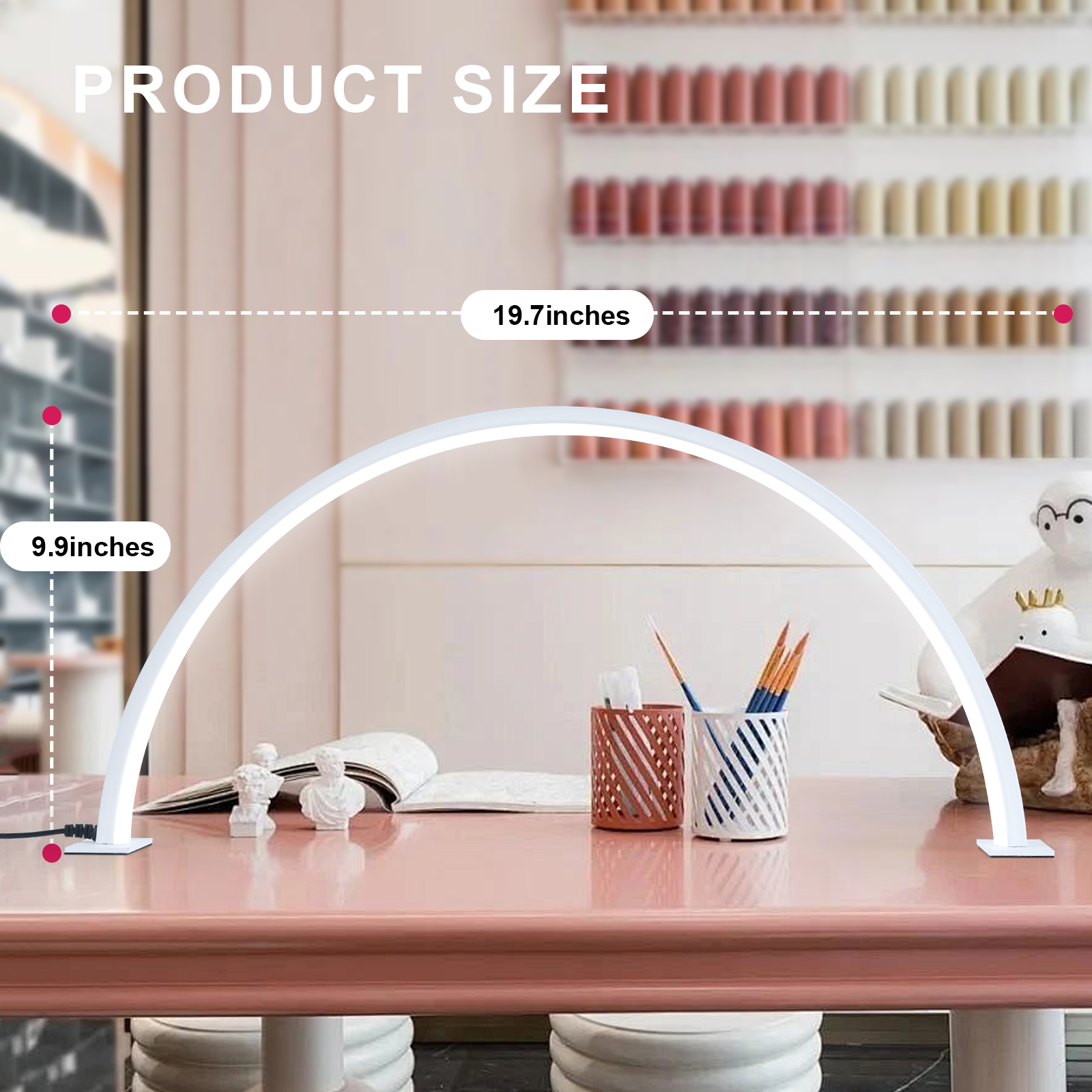 Half moon U-shaped nail lamp h – обзор и цена Desk Setup Lighting