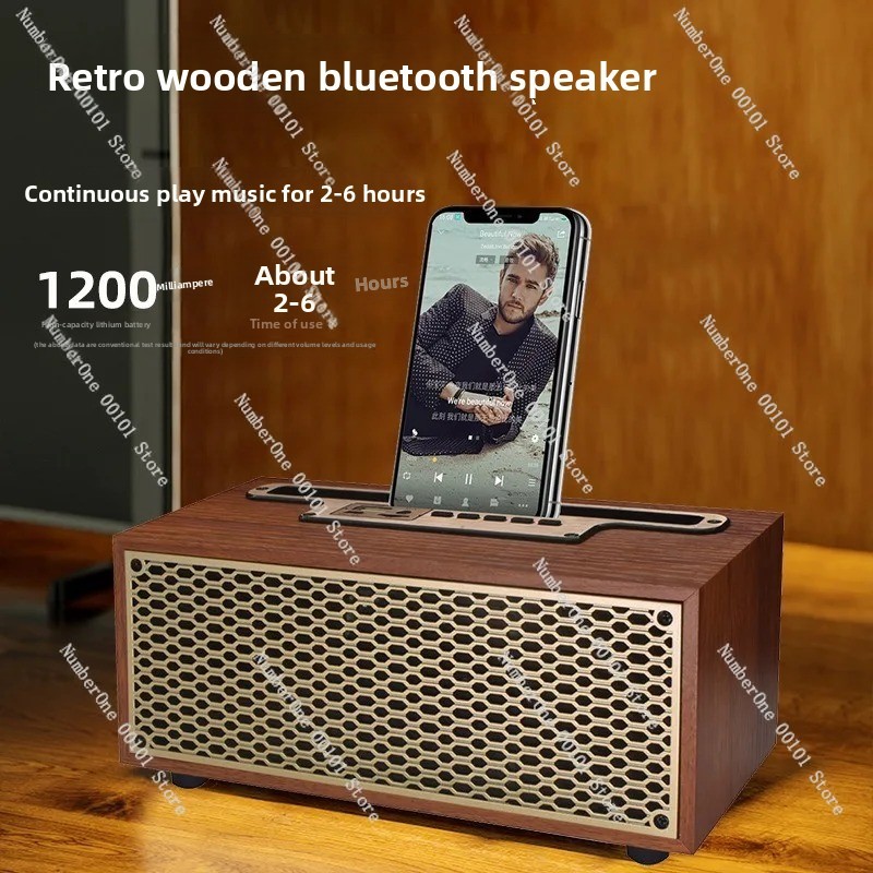 Retro Wooden Bluetooth Speaker – обзор и цена Desk Setup Pegboard