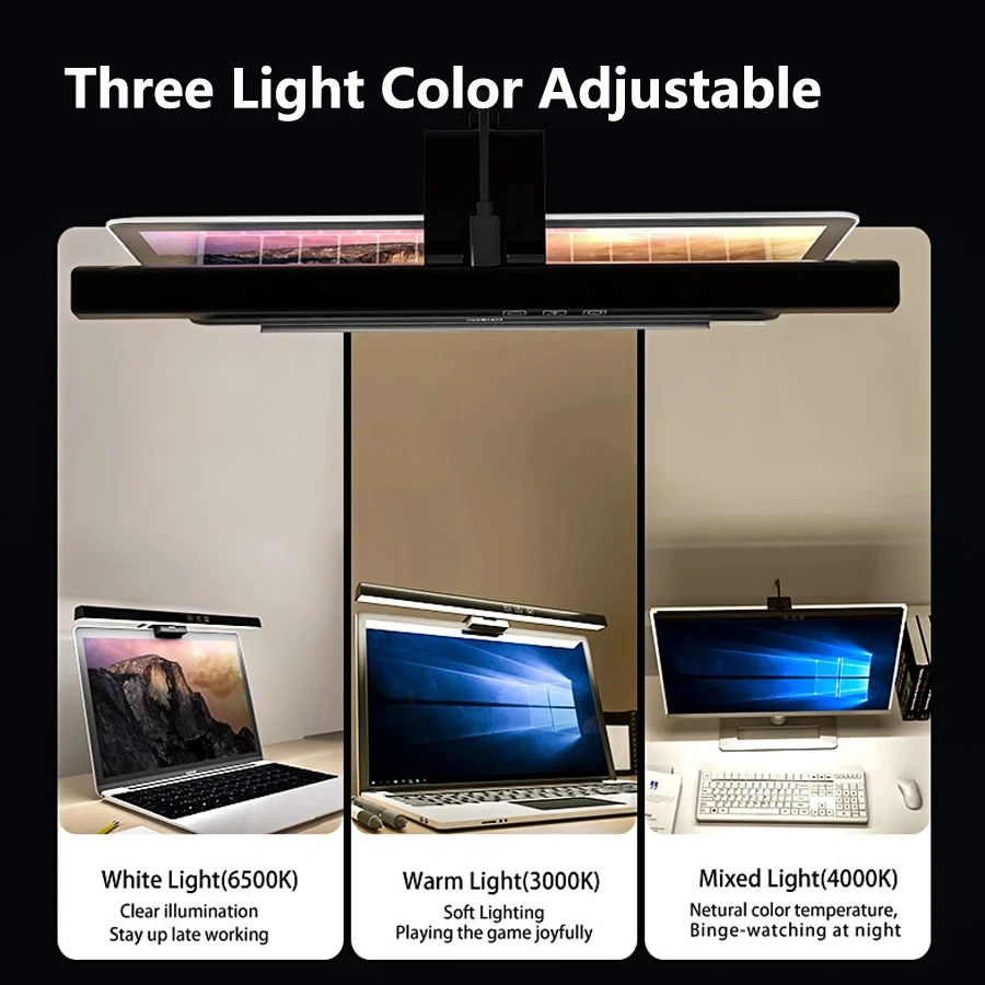 33cm 50cm LED Monitor Light Re – обзор и цена Desk Setup Pegboard