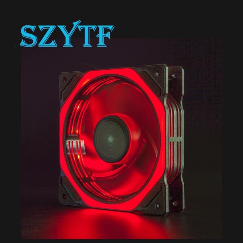 Chassis fan 12CM double-sided  – обзор и цена Desk Setup Lighting