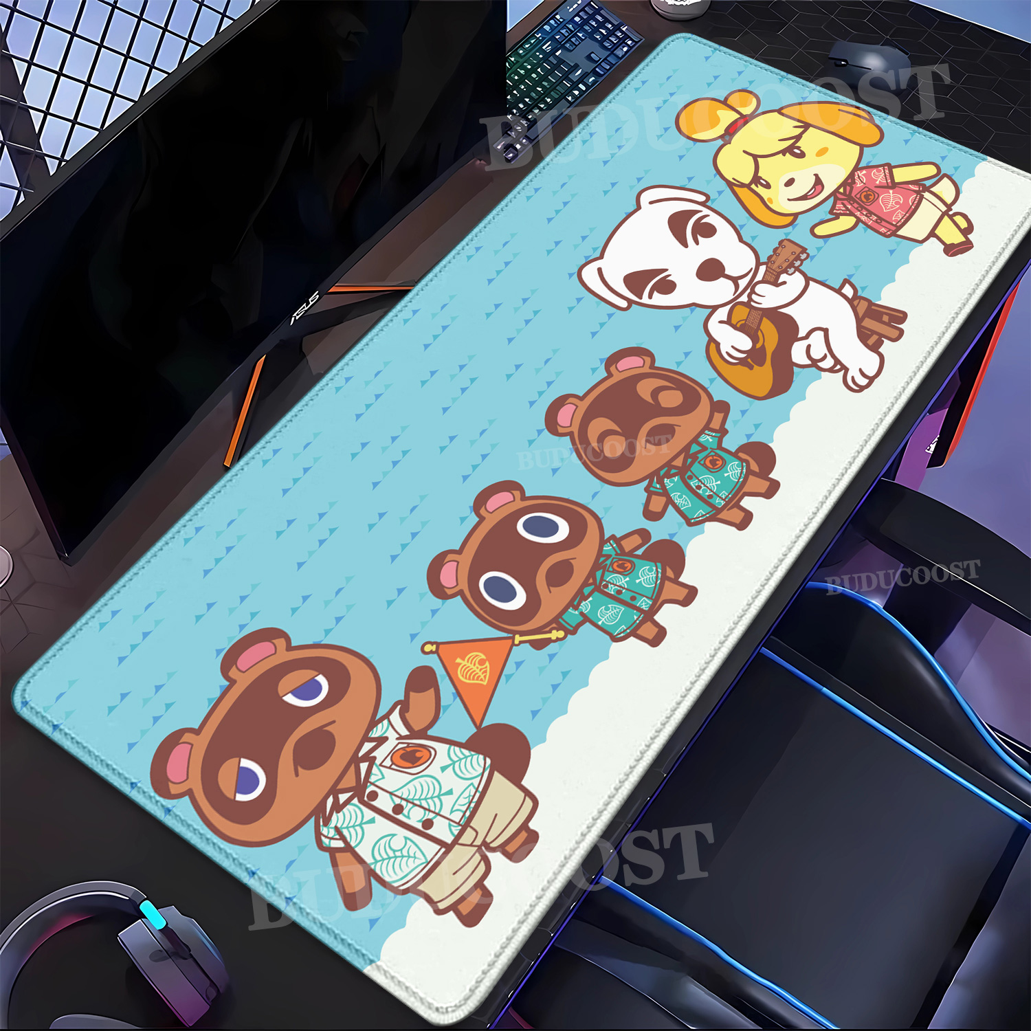 Large Kawaii Mouse Pad Non-Sli – обзор и цена Korean Desk Setup