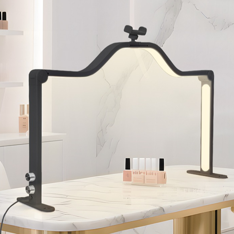 48W Half Moon Nail Lamp Double – обзор и цена Desk Setup Lighting