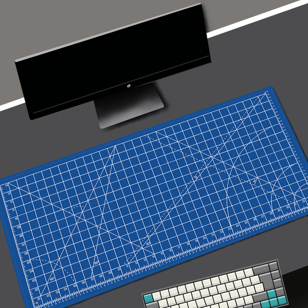 Blue Art Mouse Pad Kawaii Gami – обзор и цена Desk Setup Pegboard