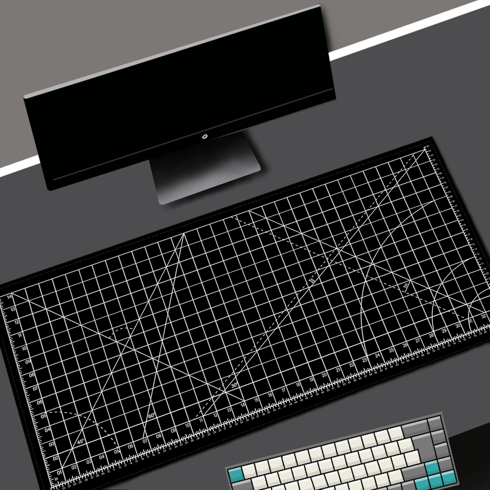 Blue Art Mouse Pad Kawaii Gami – обзор и цена Desk Setup Pegboard