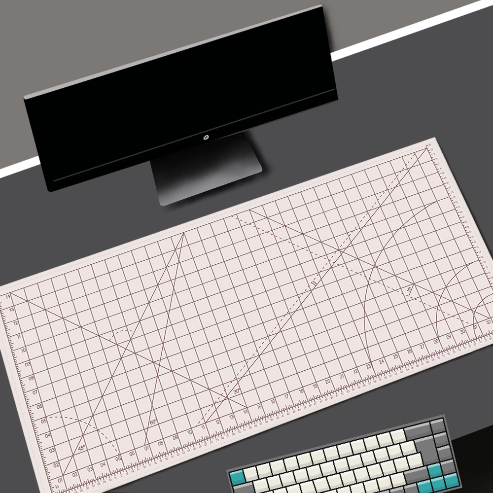 Blue Art Mouse Pad Kawaii Gami – обзор и цена Desk Setup Pegboard