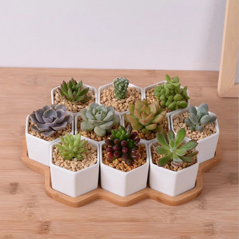 Set of 4/7/9/10 Hexagon Flower – обзор и цена Desk Setup White