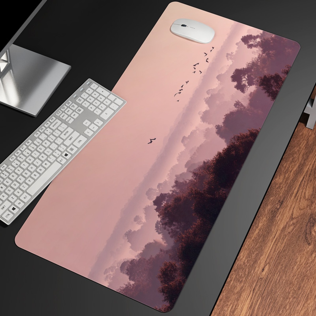 Dreamy Pink & Purple Sky XL mo – обзор и цена Your Desk Setup