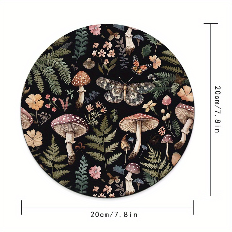 Round Forest Plant Mouse Pad R – обзор и цена Desk Setup Pegboard